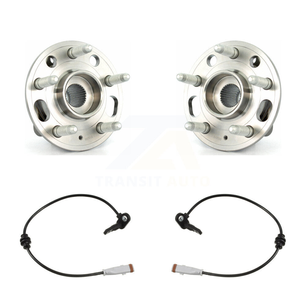 Wheel Hub Bearing And ABS Sensor Front Kit For Buick LaCrosse Regal Saab 9-5