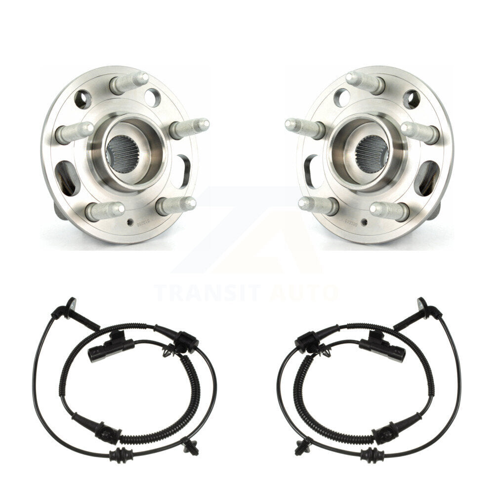 Wheel Hub Bearing And ABS Sensor Front Kit For Buick LaCrosse Regal Saab 9-5