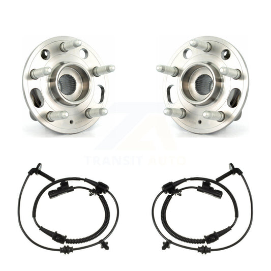 Wheel Hub Bearing And ABS Sensor Front Kit For Buick LaCrosse Regal Saab 9-5