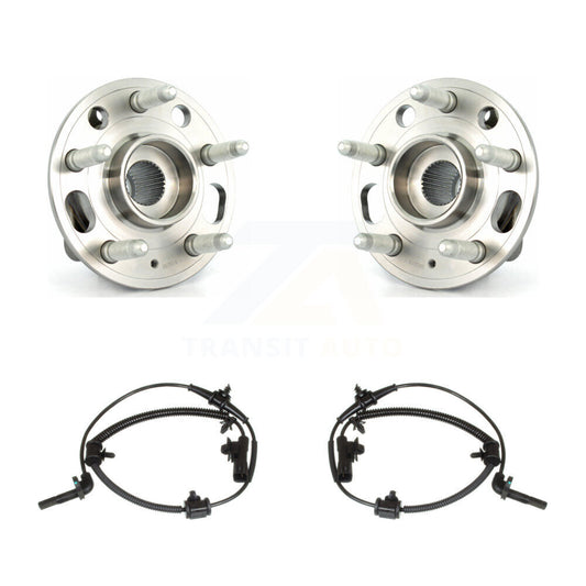 Wheel Hub Bearing And ABS Sensor Front Kit For Buick LaCrosse Regal Saab 9-5