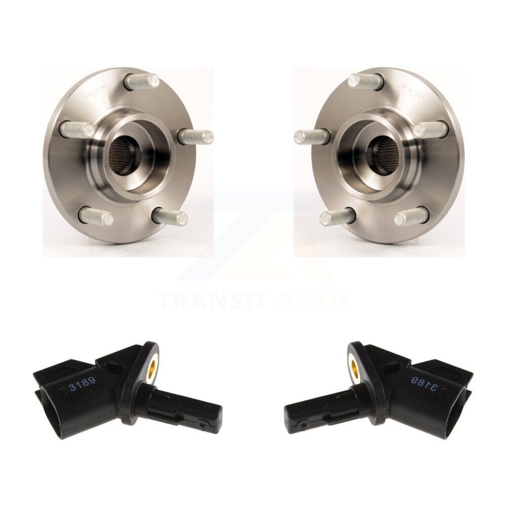 Wheel Hub Bearing & Sensor Front Kit For 2004 Mazda 3 2.0L/2.3L with 4-Wheel ABS