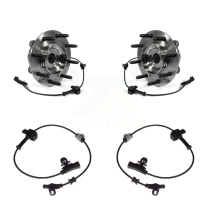 Wheel Hub Bearing Extra Sensor Front Kit For Chevrolet GMC Silverado 2500 HD 4WD