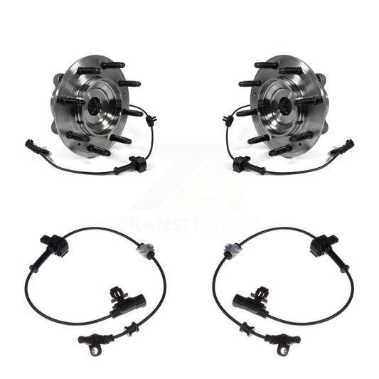 Wheel Hub Bearing Extra Sensor Front Kit For Chevrolet GMC Silverado 2500 HD 4WD