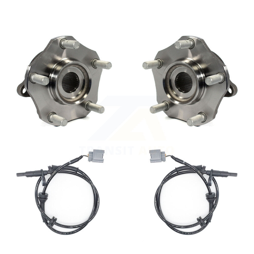 Wheel Hub Bearing And ABS Sensor Front Kit For Nissan Rogue