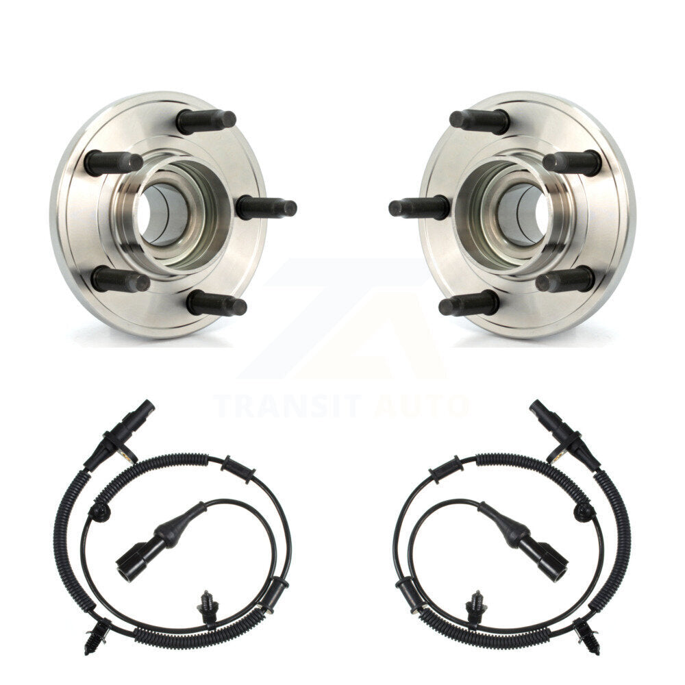 Wheel Hub Bearing And ABS Sensor Front Kit For Ford Mustang with Harness