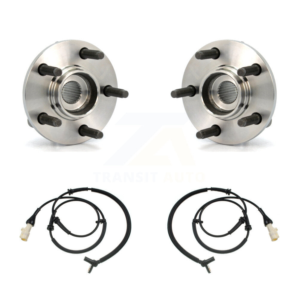 Wheel Hub Bearing & Sensor Front Kit For Ford Taurus Mercury Sable with Harness