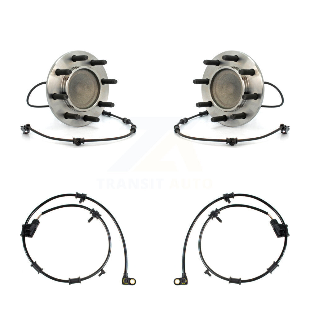 Wheel Hub Bearing & Extra Sensor Front Kit For Dodge Ram 2500 3500 with Harness