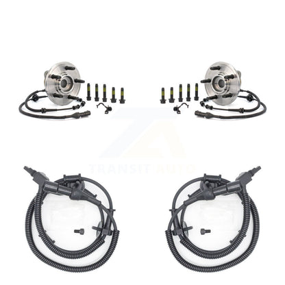 Wheel Hub Bearing & Extra Sensor Front Kit For Ford Explorer Mercury Mountaineer