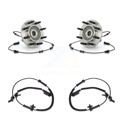 Wheel Hub Bearing Extra Sensor Front Kit For 07 Dodge Ram 1500 With 8 Lug Wheels