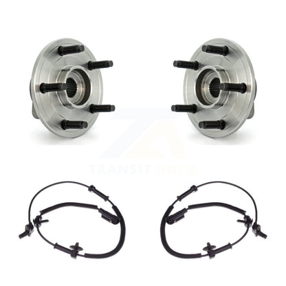 Wheel Hub Bearing Sensor Front Kit For 2007 Dodge Ram 1500 4WD with 2-Wheel ABS