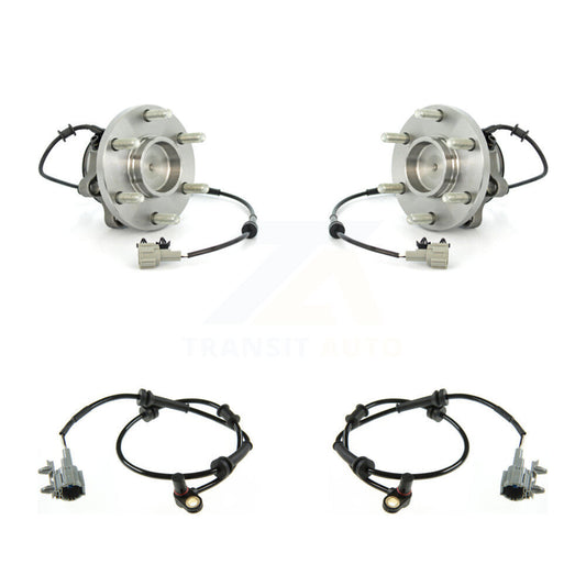 Wheel Hub Bearing & Extra Sensor Front Kit For Nissan Frontier Pathfinder Xterra