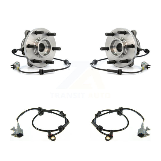 Wheel Hub Bearing & Extra Sensor Front Kit For Nissan Frontier Pathfinder Xterra