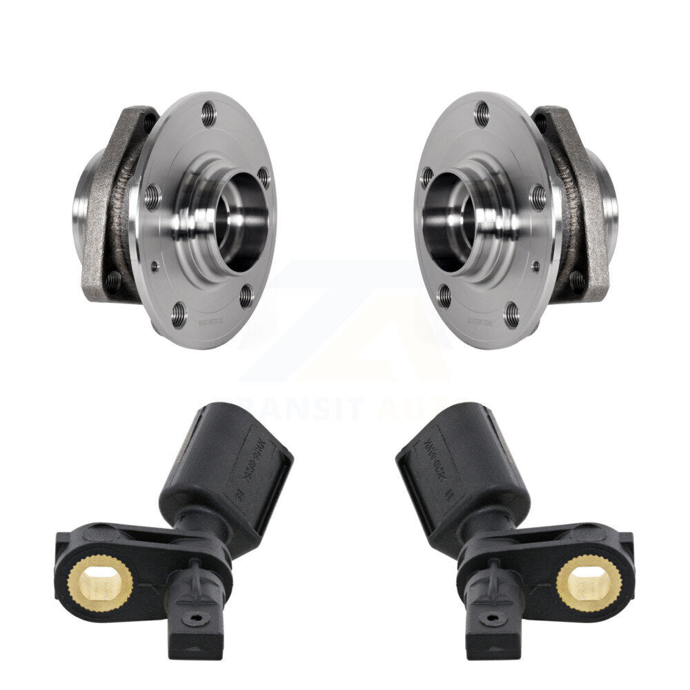 Wheel Hub Bearing And ABS Sensor Front Kit For Audi A3 Quattro