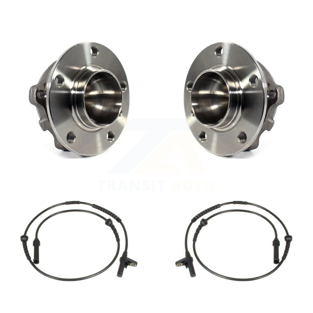 Wheel Hub Bearing & Sensor Front Kit For BMW 740i 760Li 740Li 750Li 550i GT 535i