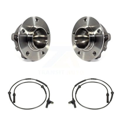 Wheel Hub Bearing & Sensor Front Kit For BMW 740i 760Li 740Li 750Li 550i GT 535i