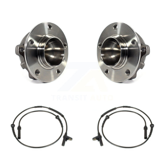 Wheel Hub Bearing & Sensor Front Kit For BMW 740i 760Li 740Li 750Li 550i GT 535i