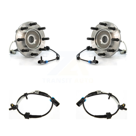 Wheel Hub Bearing And Extra ABS Sensor Front Kit For Chevrolet Silverado 3500