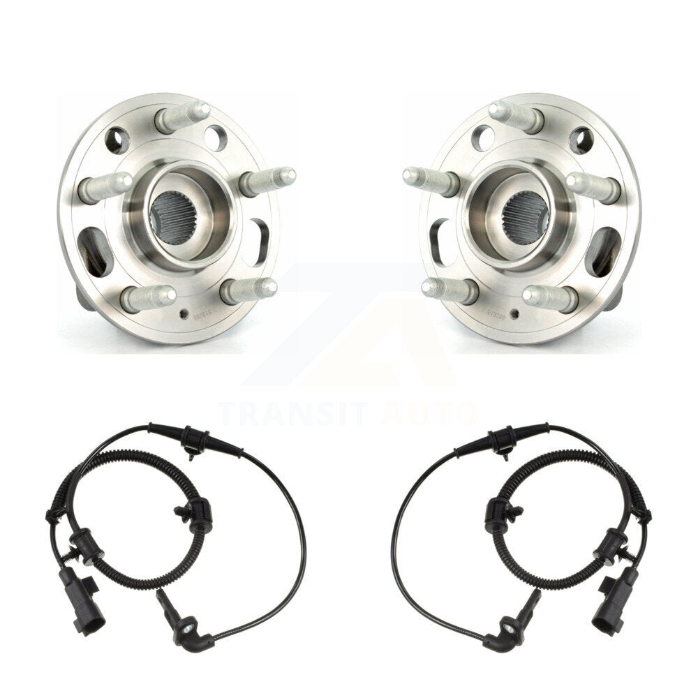Wheel Hub Bearing ABS Sensor Front Kit For Chevrolet Malibu Impala Limited Buick