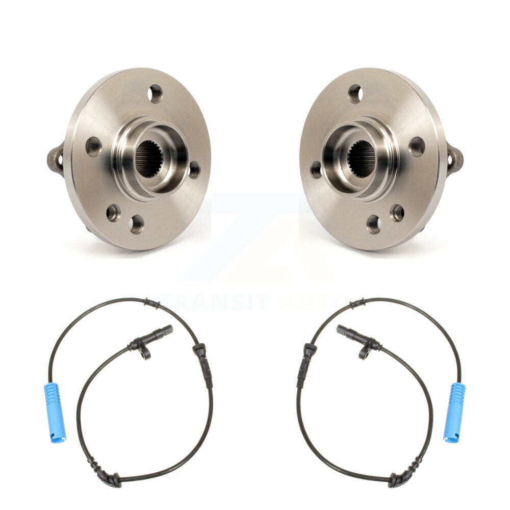 Wheel Hub Bearing & Sensor Front Kit For 07-08 Mini Cooper 1.6L with 4-Wheel ABS