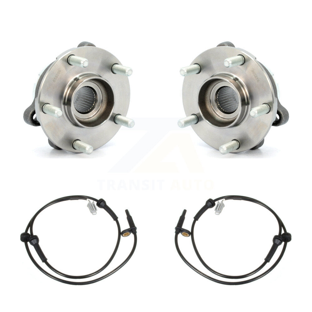 Wheel Hub Bearing And ABS Sensor Front Kit For Nissan Altima Maxima