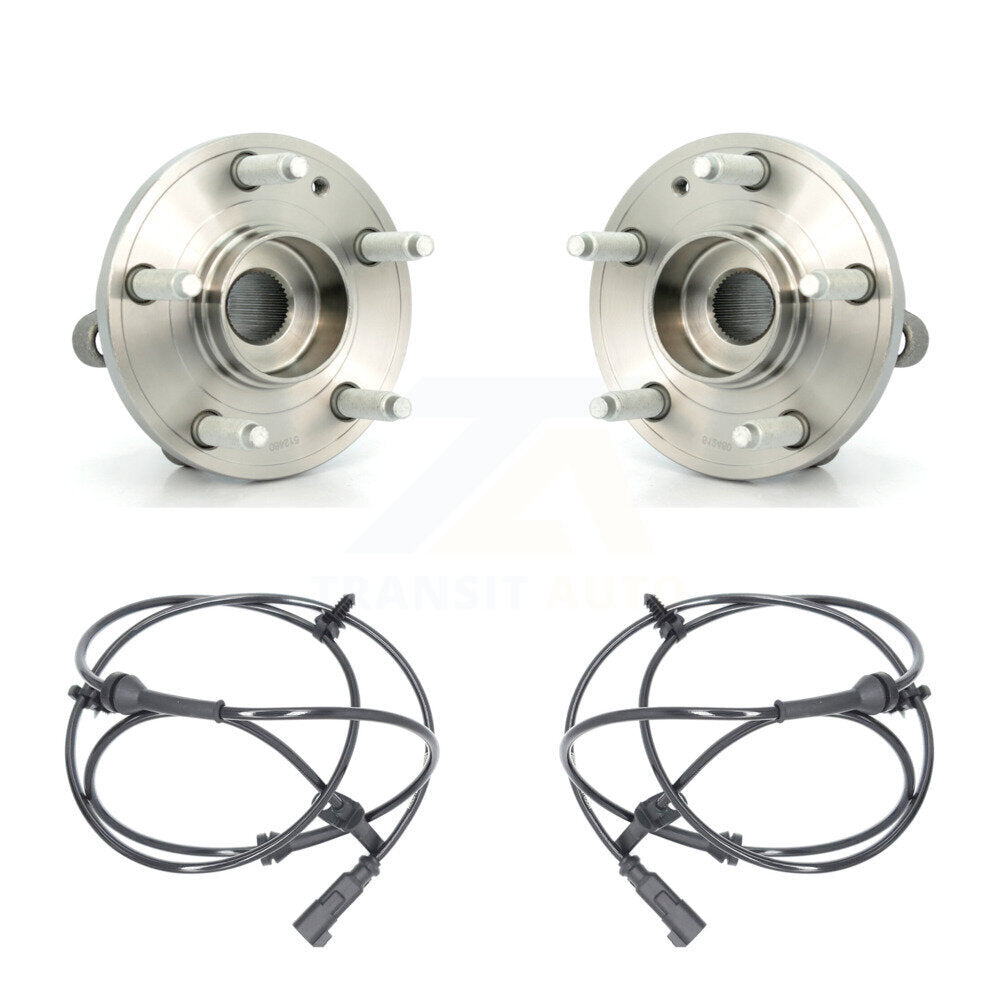 Wheel Hub Bearing And ABS Sensor Front Kit For Ford Explorer with Harness