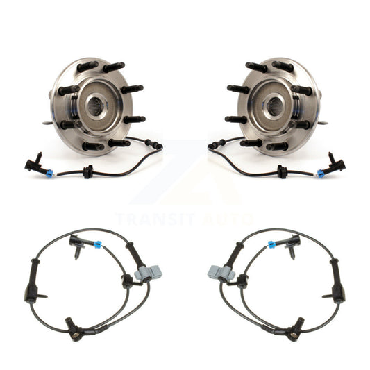 Wheel Hub Bearing Extra Sensor Front Kit For Chevrolet GMC Sierra 2500 HD Yukon