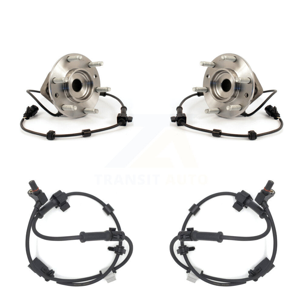 Wheel Hub Bearing Extra Sensor Front Kit For Chevrolet GMC Trailblazer Envoy XL