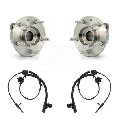 Wheel Hub Bearing And ABS Sensor Front Kit For 2013-2019 Cadillac ATS AWD