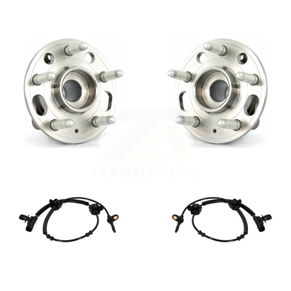 Wheel Hub Bearing And ABS Sensor Front Kit For Cadillac CTS AWD with 3.6L 2.0L