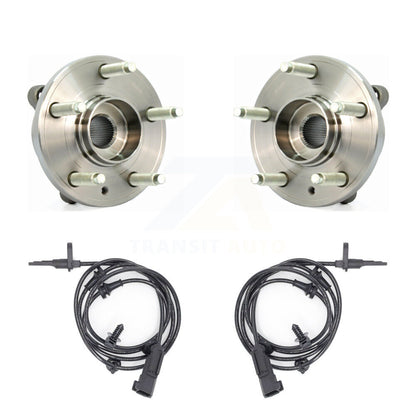 Wheel Hub Bearing And ABS Sensor Front Kit For Ford Flex Taurus Lincoln MKT MKS