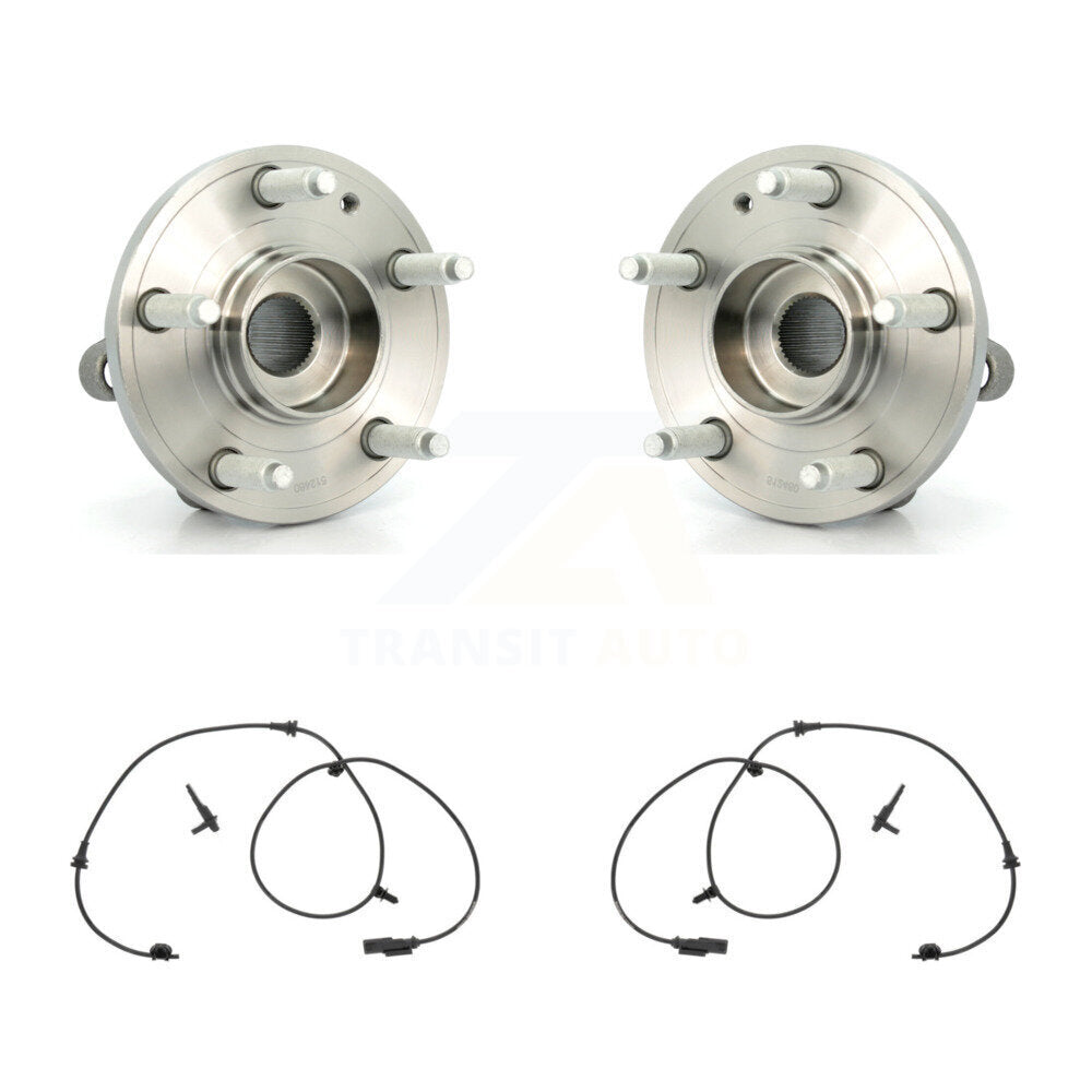 Wheel Hub Bearing And ABS Sensor Front Kit For Ford Police Interceptor Utility