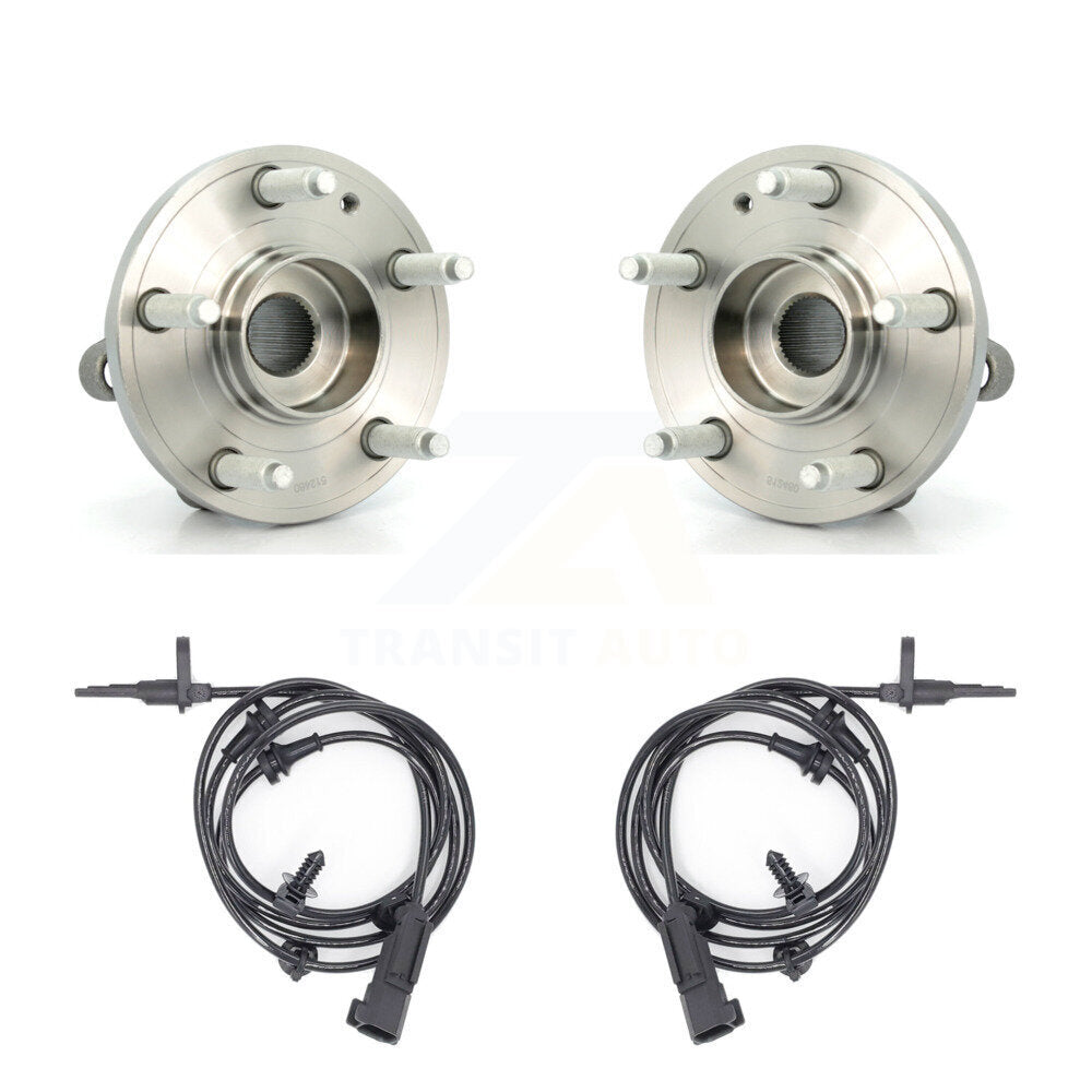 Wheel Hub Bearing Sensor Front Kit For Ford Explorer Police Interceptor Utility