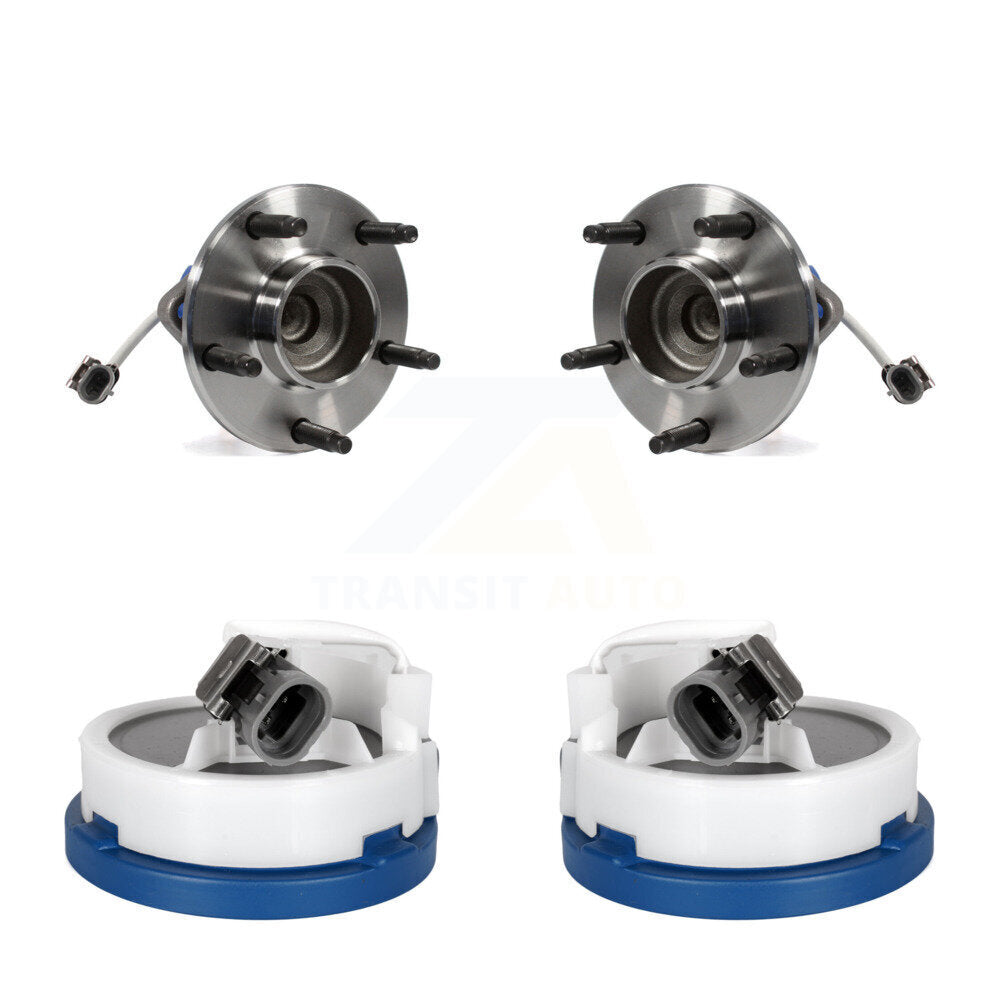Wheel Hub Bearing Extra ABS Sensor Front Kit For Chevrolet Corvette Cadillac XLR