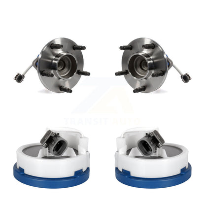 Wheel Hub Bearing Extra ABS Sensor Front Kit For Chevrolet Corvette Cadillac XLR