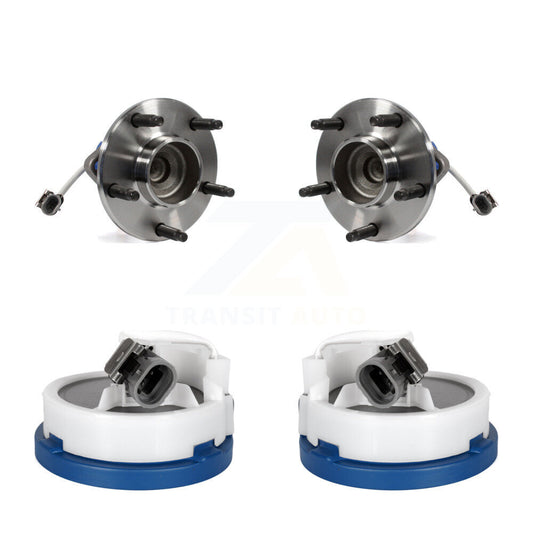 Wheel Hub Bearing Extra ABS Sensor Front Kit For Chevrolet Corvette Cadillac XLR