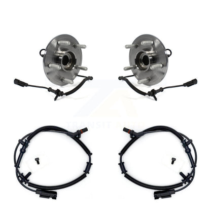Wheel Hub Bearing And Extra ABS Sensor Front Kit For Ram 1500 Classic 4WD