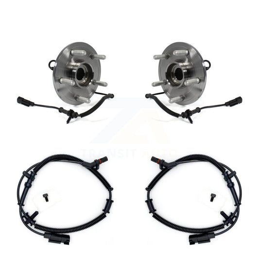 Wheel Hub Bearing And Extra ABS Sensor Front Kit For Ram 1500 Classic 4WD