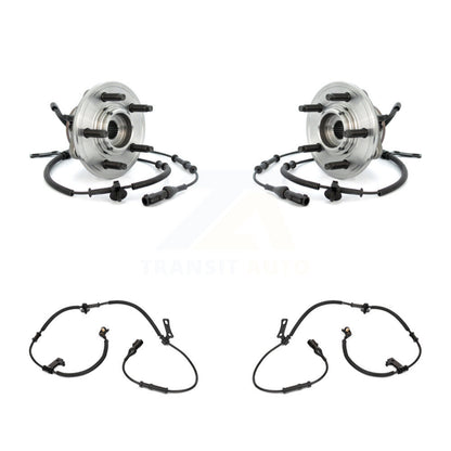 Wheel Hub Bearing & Extra Sensor Front Kit For Ford Explorer Sport Trac Mercury