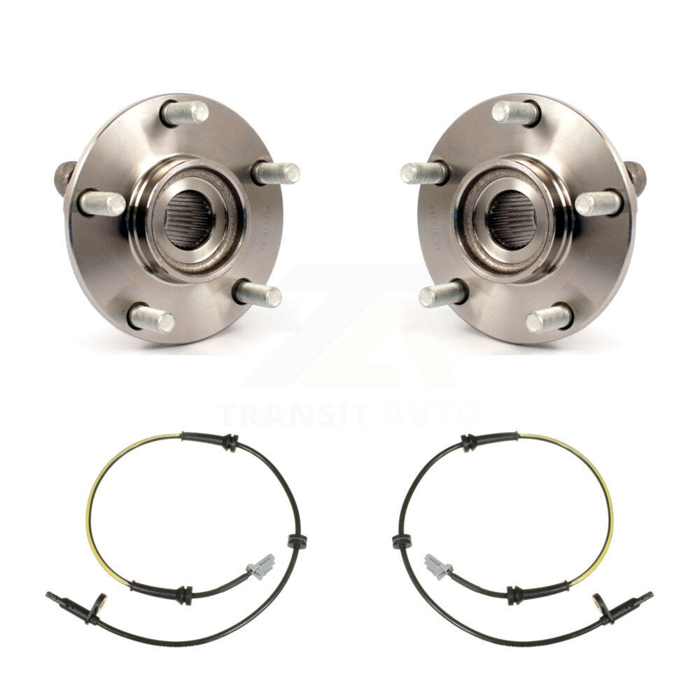 Wheel Hub Bearing And ABS Sensor Front Kit For Nissan Rogue Select with Harness