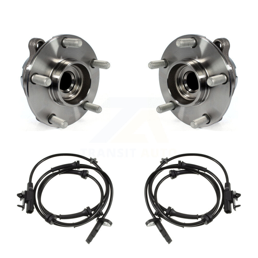 Wheel Hub Bearing And ABS Sensor Front Kit For INFINITI QX50 EX35 EX37