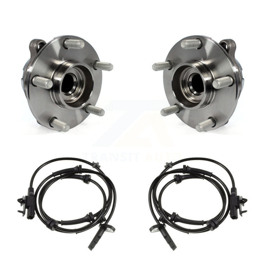 Wheel Hub Bearing And ABS Sensor Front Kit For INFINITI QX50 EX35 EX37