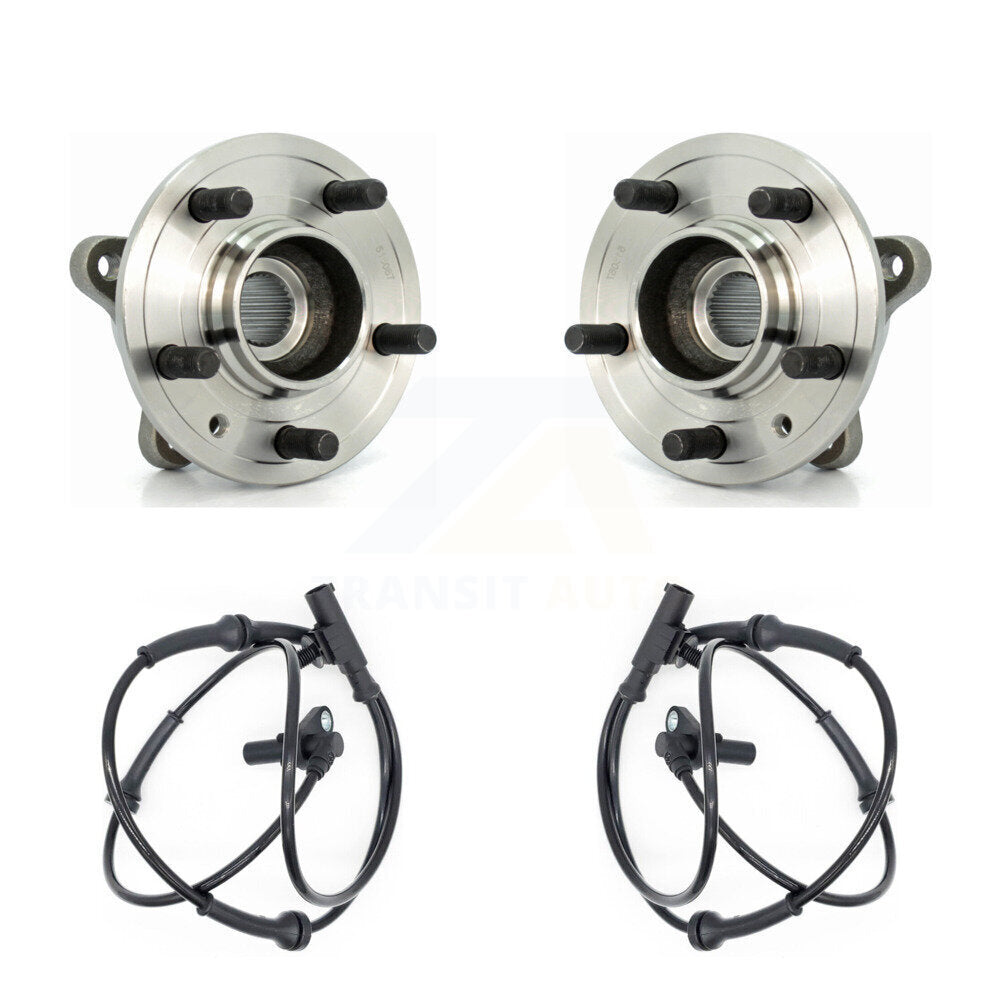 Wheel Hub Bearing And ABS Sensor Front Kit For Land Rover LR4 with Harness