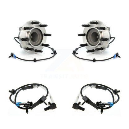 Wheel Hub Bearing & Extra Sensor Front Kit For Chevrolet Express 2500 GMC Savana