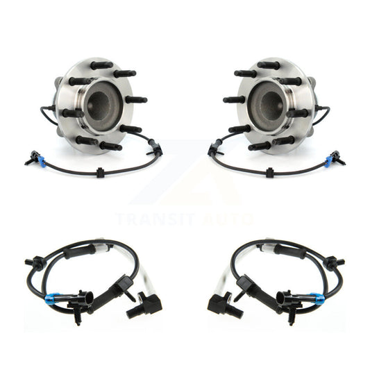 Wheel Hub Bearing & Extra Sensor Front Kit For Chevrolet Express 2500 GMC Savana