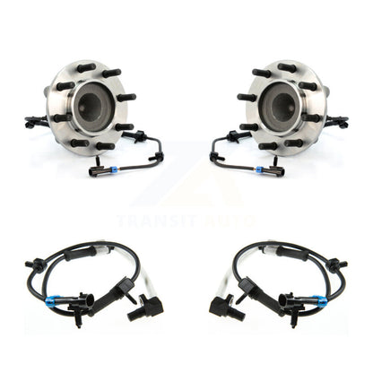 Wheel Hub Bearing & Extra Sensor Front Kit For Chevrolet Express 3500 GMC Savana