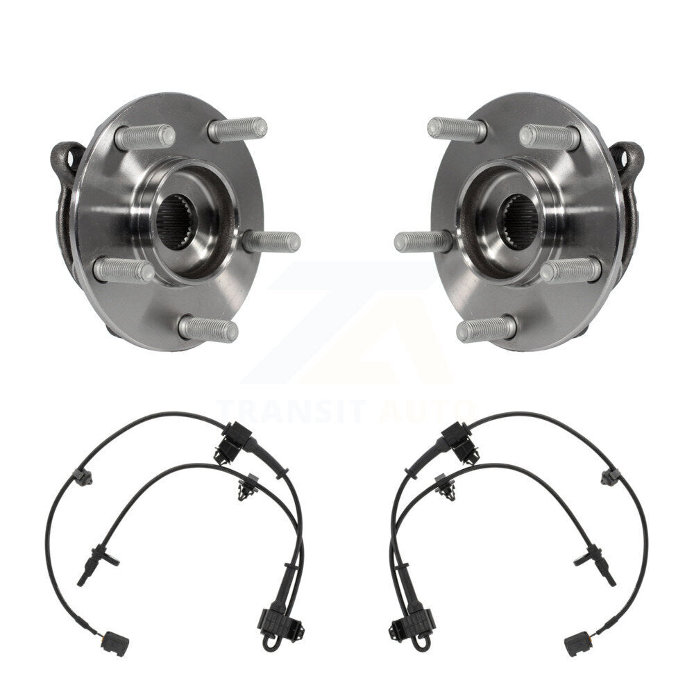 Wheel Hub Bearing And ABS Sensor Front Kit For Mazda 3