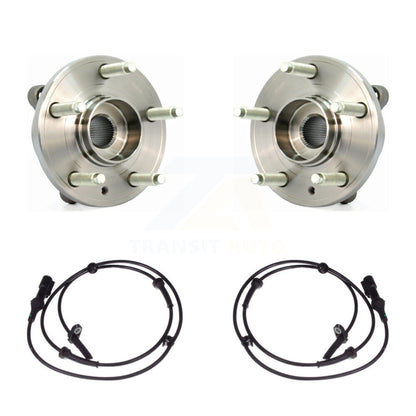 Wheel Hub Bearing And ABS Sensor Front Kit For Ford Taurus Flex Lincoln MKS