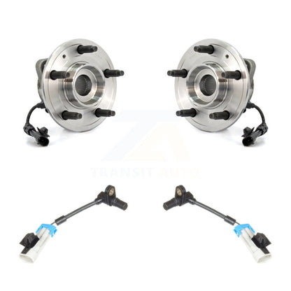 Wheel Hub Bearing & Extra Sensor Front Kit For Chevrolet Equinox Pontiac Torrent