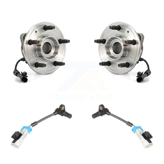 Wheel Hub Bearing & Extra Sensor Front Kit For Chevrolet Equinox Pontiac Torrent