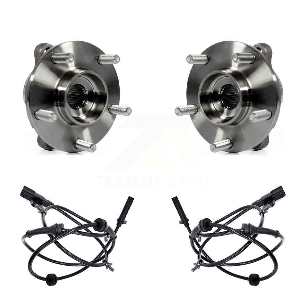 Wheel Hub Bearing And ABS Sensor Front Kit For INFINITI Q50 Q60
